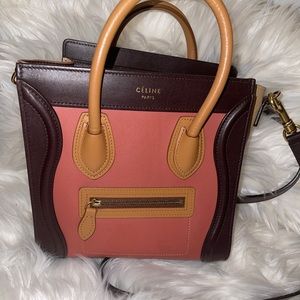 Celine nano luggage bag